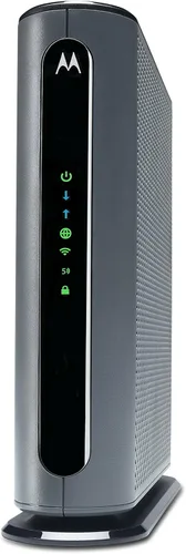 Motorola Combo de router WiFi de módem MG7700 con potenciador de potencia | Aprobado por Comcast Xfinity, Cox y Spectrum | para planes de cable de