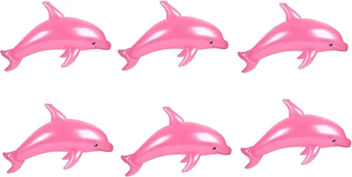 Vista 6 de Enorme delfín perlado inflado inflable de 40 pulgadas, juguete de piscina junto a la piscina, decoración temática acuática, fiesta de cumpleaños