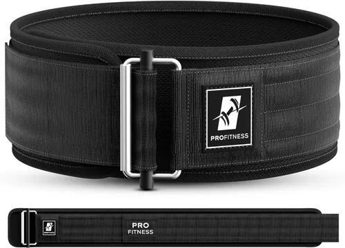 Vista 9 de Cinturón de levantamiento de pesas para hombres y mujeres, cinturón de levantamiento de pesas con bloqueo automático de 4 pulgadas de ancho