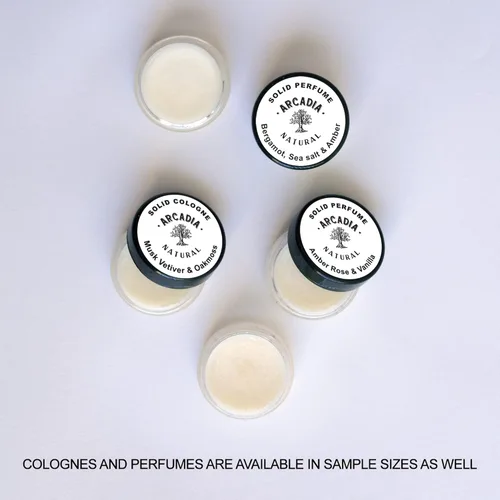 Vista 2 de Tabaco y especias (colonia sólida) - Hecho a mano con aceites y mantequillas naturales, colonia vegana y sin alcohol