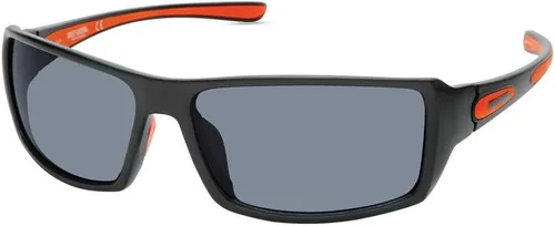 Harley-Davidson Gafas de sol deportivas poco profundas para hombre, montura negra mate y lentes ahumadas, Negro -