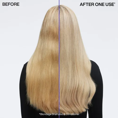 Vista 2 de Redken Blondage Color Depositing Purple Conditioner For Blonde Hair Neutralizes Brass & Moisturizes Hair With Pure Violet Pigments Tones Hair
