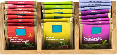 Vista 12 de Restaurantware - Organizador de condimentos de café de 9.5 x 4.25 x 2 pulgadas, 1 organizador rectangular de crema - 3 compartimentos, resistente a