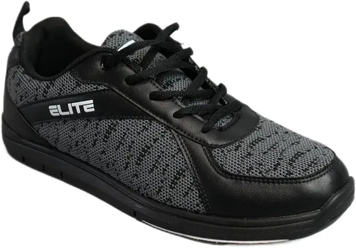 ELITE Pinnacle Athletic - Zapatos de bolos con cordones para hombre con suela deslizante universal para jugadores diestros o zurdos