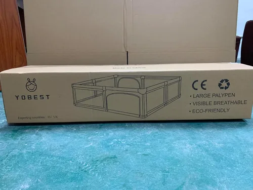 Vista 7 de Corralito para bebés Yobest, corralito extragrande para bebés, corralitos para bebés y niños pequeños, centro de juegos de seguridad para bebés