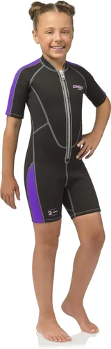 Vista 6 de Cressi Traje de neopreno corto con cremallera frontal para niños, para surf, esnórquel, buceo -Lido Junior