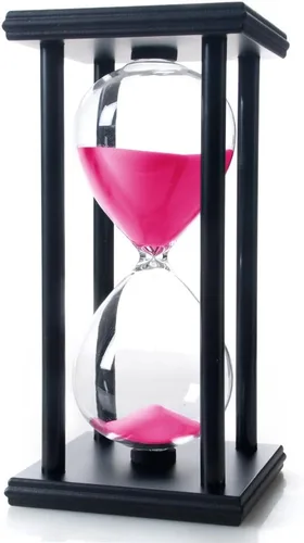 Vista 8 de Bellaware Reloj de Arena de Madera, Temporizador de Arena de 15 Minutos