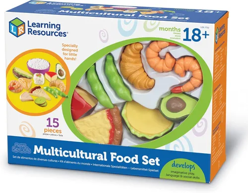 Vista 4 de Conjunto de alimentos multiculturales New Sprouts de Learning Resources