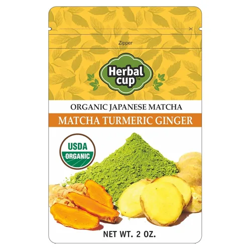 Vista 10 de Herbal Cup Té orgánico japonés Matcha (té verde matcha, 4 onzas (paquete de 1))