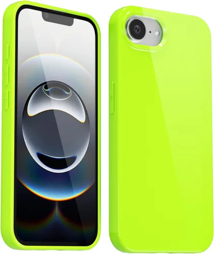 Vista 356 de Svanove para iPhone 7 Plus/ 8 Plus, funda de silicona, de goma suave brillante y gel de jey lindo, funda protectora de plástico simple y lisa