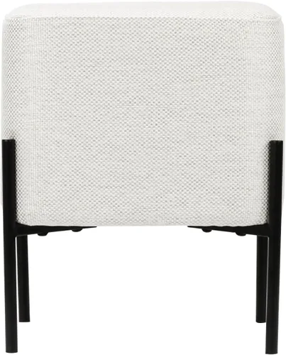 Vista 8 de Get Set Style Taburete otomano, moderno taburete tapizado, reposapiés, sofá, reposapiés, asiento otomano para sala de estar, dormitorio, entrada