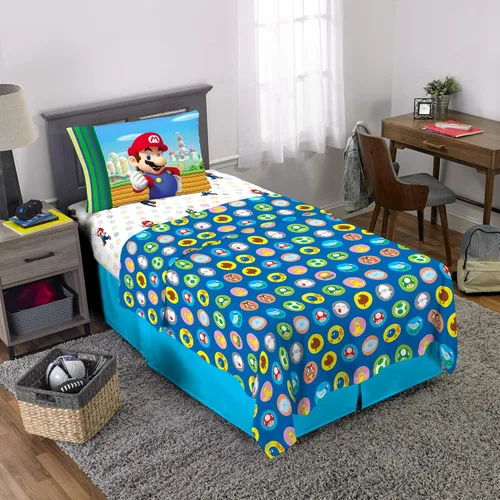 Vista 81 de Franco - Juego de sábanas de microfibra súper suave para niños, tamaño individual, Hello Kitty