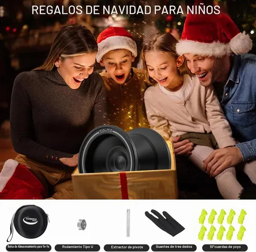 Vista 6 de Yoyo de metal W07 de doble modo: yoyo sensible y no sensible, una opción para niños y adultos, adecuado para principiantes y jugadores avanzados
