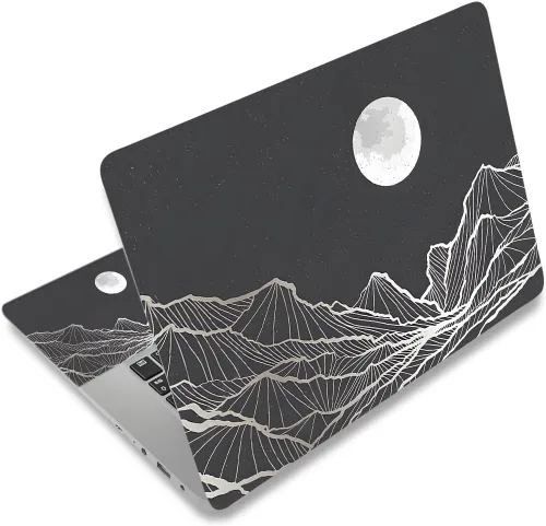 Vista 46 de Adhesivo para laptop de 12.1-15.6 pulgadas, calcomanía reutilizable universal de vinilo para laptop, protector de arte impermeable en color panal
