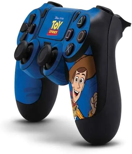 Vista 17 de Skinit Calcomanía para juegos compatible con PS4 Pro/Slim Controller, diseño oficial de Disney Toy Story Alien Collage