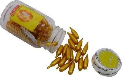 Vista 2 de Grah Aloe Vera y Vitamina E Cápsulas Aceite Facial, 90 Cápsulas de Gel Suave