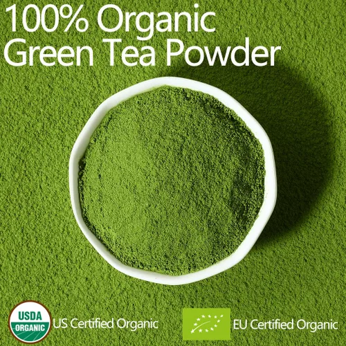 Vista 3 de Polvo de té verde matcha de grado ceremonial, 1.06 oz/30g, 100% orgánico y sin aditivos y vegano sin gluten.