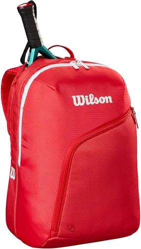 Vista 2 de WILSON Tour Padel Mochila - Capacidad para 1 pala de pádel, rojo/blanco