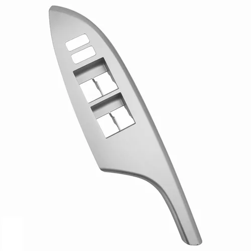 Vista 7 de Bisel del interruptor de la ventana, moldura delantera, lado izquierdo del conductor (negro) Compatible con Toyota Corolla 2009 2010 2011 2012 2013