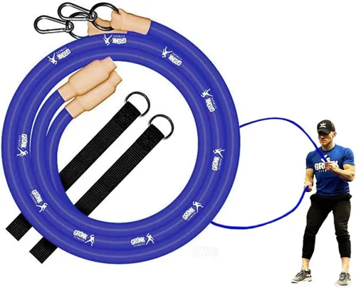 Gronk Fitness Inertia Wave Edition | Dynamic Rubber Battle Ropes Alternative for Home and Gym | Maximize Calorie Burn | Revolutionary Fitness