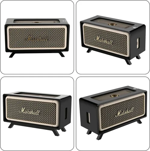 Vista 8 de TXEsign Soporte de escritorio acrílico Compatible con altavoz Marshall Emberton/Emberton II/Emberton III, soporte de mesa, estante de exhibición