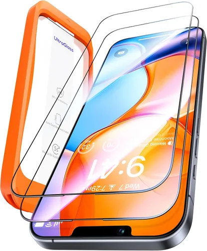 Vista 8 de UltraGlass Top - Vidrio 9H+ para protector de pantalla iPhone 13 Pro Max, a prueba de roturas con grado militar y duradero, vidrio templado