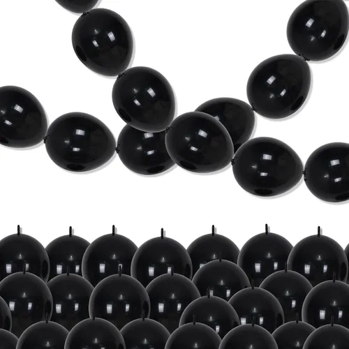 Vista 12 de Globos de Enlace Azul Claro, 60 Piezas de 6 Pulgadas Globos Pequeños de Enlace Rápido Azul Bebé para Hacer Pared de Globos, Arco de Corazón, Globos