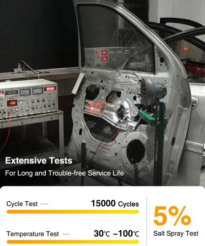Vista 8 de Regulador de elevalunas eléctrico A-Premium con motor compatible con Freightliner Argosy Century Class 2003-2011 Columbia Coronado 2005-2010 lado