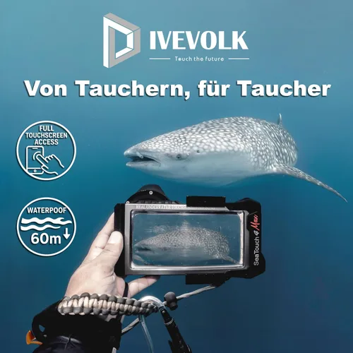 Vista 3 de DIVEVOLK Funda de teléfono de buceo compatible con iPhone 12/12 Pro/12 Pro Max/13/13 Pro/13 Pro Max/14/14 Pro/14 Pro Max/15/15 Pro/15 Pro Max