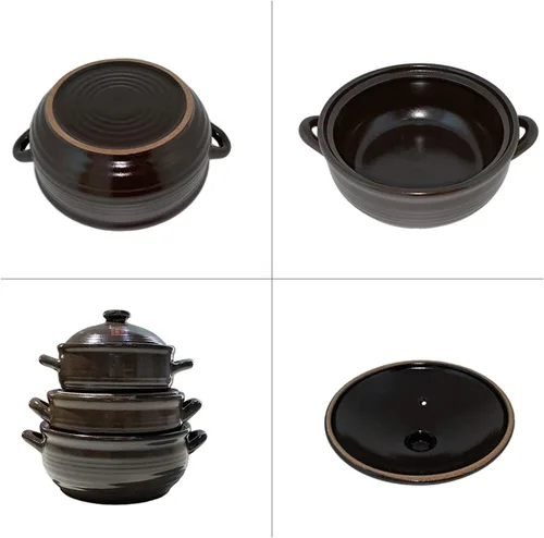 Vista 4 de Olla de Barro de Cerámica Coreana (700ml)