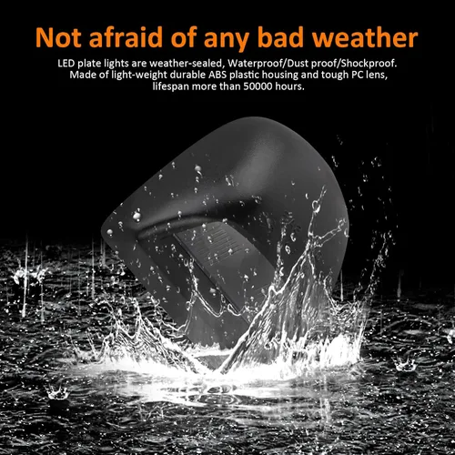 Vista 7 de Bestview Luces de Matrícula Etiqueta Lámpara Trasera con Cubierta de Carcasa Enchufe Bombillas Blancas 6000K Conjunto de Repuesto para Chevy