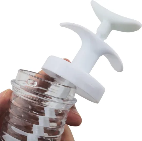 Vista 5 de Juego de inyectores de magdalenas, 1 pistola de plástico y 8 piezas de galletas rosadas para tartas decorativas, puntas de herramientas