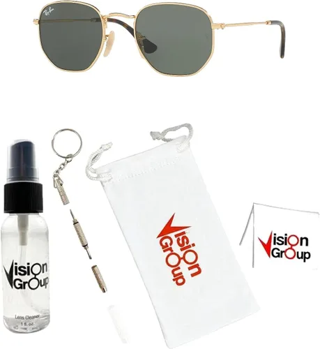 Vista 2 de Ray-Ban RB3548N Gafas de sol hexagonales paquete de accesorios Vision Group