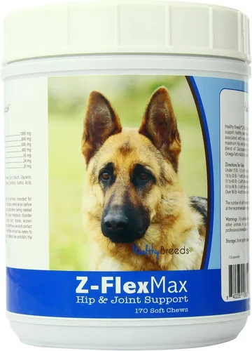 Vista 2 de Healthy Breeds German Shepherd Z-Flex Max - Masticables suaves para cadera y articulaciones, 170
