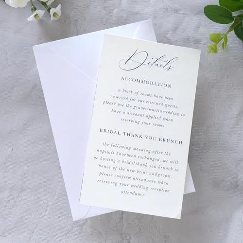 Vista 7 de PONATIA Paquete de 50 sobres A4, sobres blancos de 4.3 x 6.3 pulgadas, perfectos para tarjetas de regalo, tarjetas de detalles de boda, tarjetas