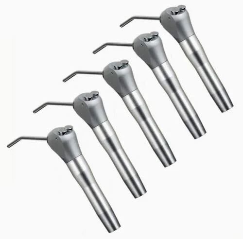 Vista 6 de 10x Dental Air Water Spray Triple Jeringa 3 Boquillas Tres Vías Puntas Plata