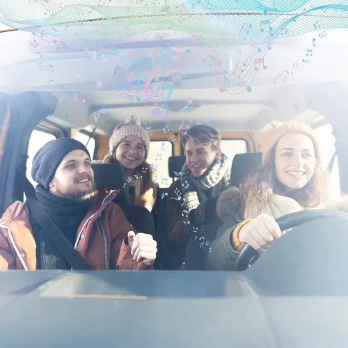 Vista 7 de 6.5" Foam Speaker Enhancer, AngleKai 4Pcs Self Adhesive Speaker Fast Rings, Universal High Rebound Sponge Bass Blocker Kit for Car Door Speaker Foam