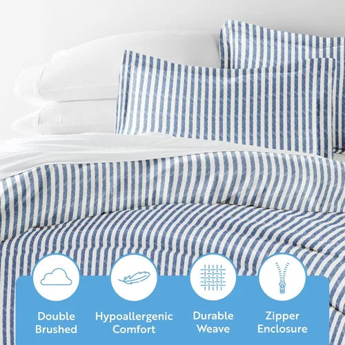 Vista 230 de Linen Market Funda de edredón individual para cama individual – Experimenta una comodidad similar a un hotel con una suavidad inigualable