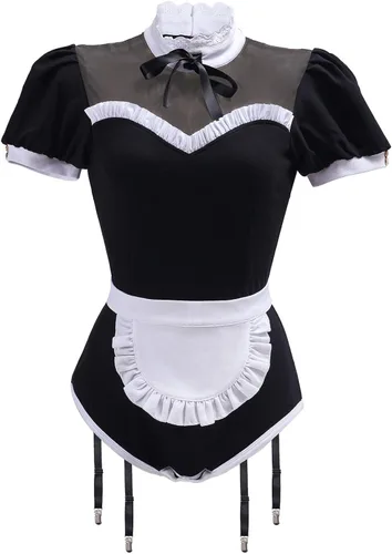 Vista 5 de Littleforbig Mono de Algodón Mono Pijama - Traje de Maid