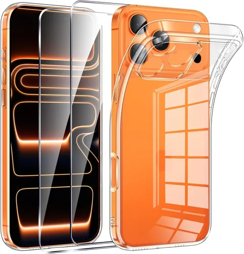 Vista 32 de Funda transparente para Samsung S23 5G, funda protectora de silicona transparente a prueba de golpes, funda protectora de TPU transparente