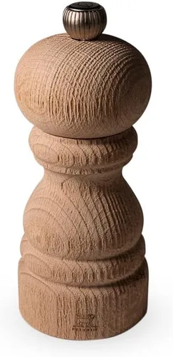 Vista 11 de Bistro Nature - Molinillo de pimienta de madera reciclada manual y su pimienta de comercio justo, 3.9 in - 4 pulgadas