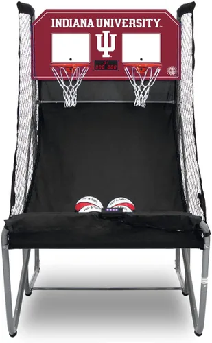 Vista 31 de Pop-A-Shot - Home Dual Shot with NCAA Graphics l Sensor Scoring l 16 Game Modes l 7 Balls l Foldable Storage l for All NCAA Fans