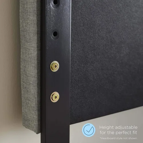 Vista 9 de Modway Alyona - Cabecera capitoné de terciopelo de alto rendimiento, color gris claro