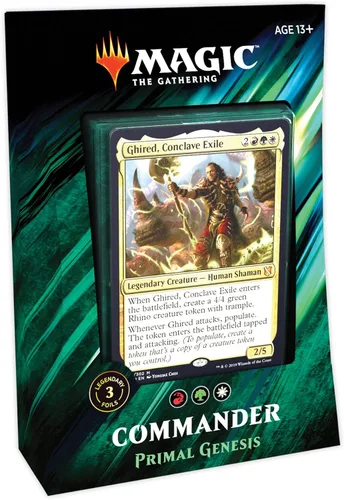 Vista 8 de Magic: The Gathering Commander 2019 Mazo Amenaza Sin Rostro Mazo de 100 Cartas Listo para Jugar 3 Comandantes Foil
