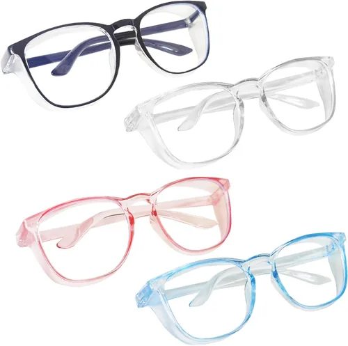 Vista 7 de Safety Glasses for Women Men Clerar Anti Fog Stylish Goggles Side Shields Eye Protection for Adult