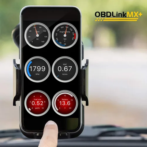 Vista 7 de OBDLink MX+ OBD2 - Escáner Bluetooth para iPhone, Android y Windows
