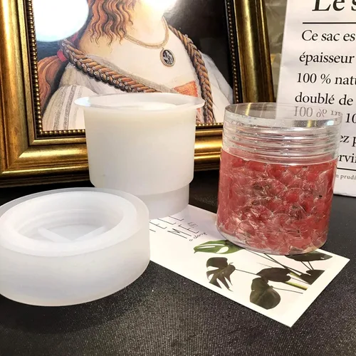 Vista 6 de MOUGIGI Moldes de resina - Moldes para botellas y cajas de joyería para decoración de resina de bricolaje