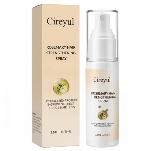 Spray para el crecimiento del cabello con aceite de romero y Polygonum Multiflorum: Tratamiento natural para el crecimiento del cabello contra la