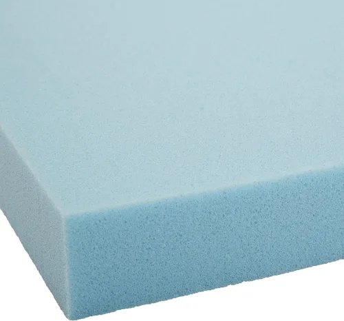 Vista 3 de Yaxa Basics Cubrecolchón tamaño individual, infusión de gel refrescante, certificado CertiPUR-US, 2 pulgadas, azul