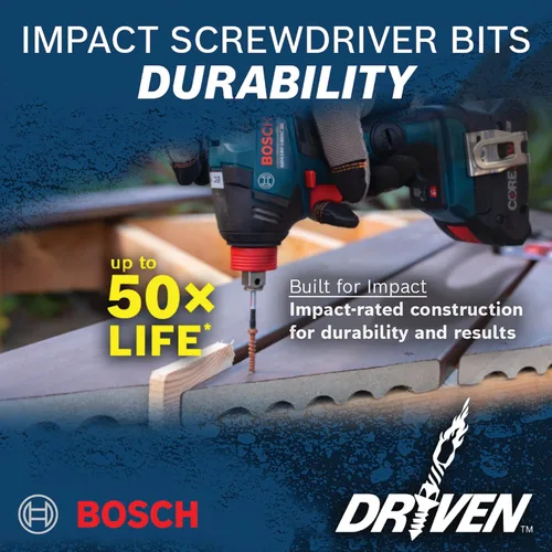 Vista 9 de Bosch SDMSD45 Juego de 45 piezas de destornilladores de impacto con estuche personalizado